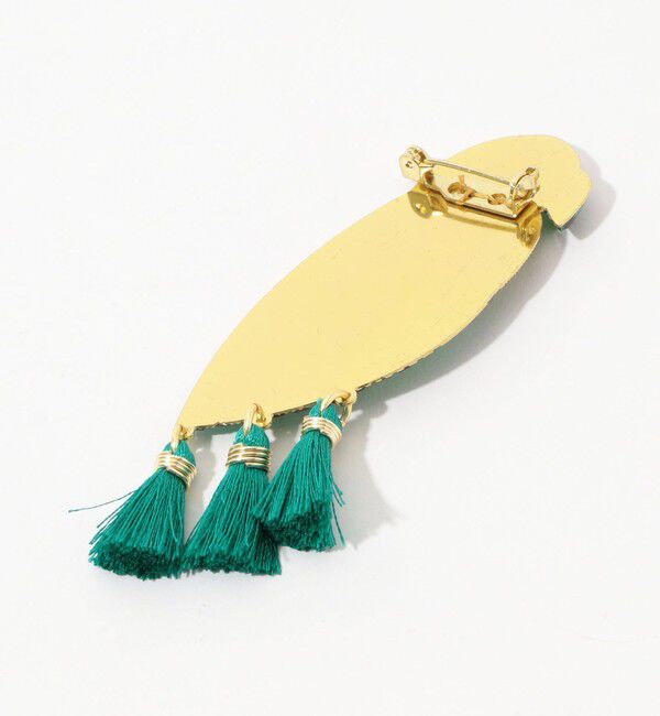 TOMORROWLAND GOODS「MERCEDES SALAZAR FETHER GOLDEN ブローチ」|ブローチ・コサージュ|