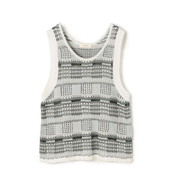 DES PRES「レーヨンタックステッチ タンクトップ」|タンクトップ|14 グレー系