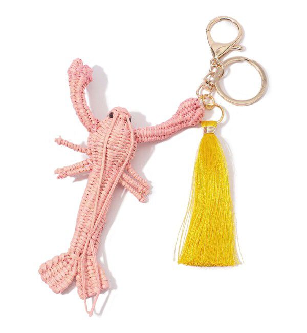 TOMORROWLAND GOODS「Mercedes Salazar Lobster キーチェーン」|チャーム・キーホルダー|32 ピンク系