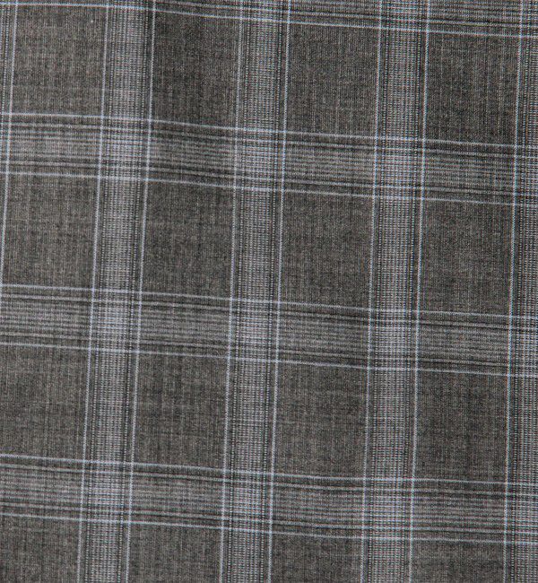 Edition「Super140's ウールトロピカル チェックオーバーサイズドジャケット」|テーラードジャケット|