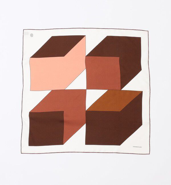 TOMORROWLAND GOODS「Atelier TOMORROWLAND CUBE シルクスカーフ」|バンダナ・スカーフ|