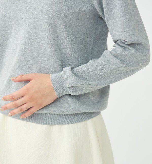 Ballsey「スビンコットン クルーネックプルオーバー」|ニット・セーター|