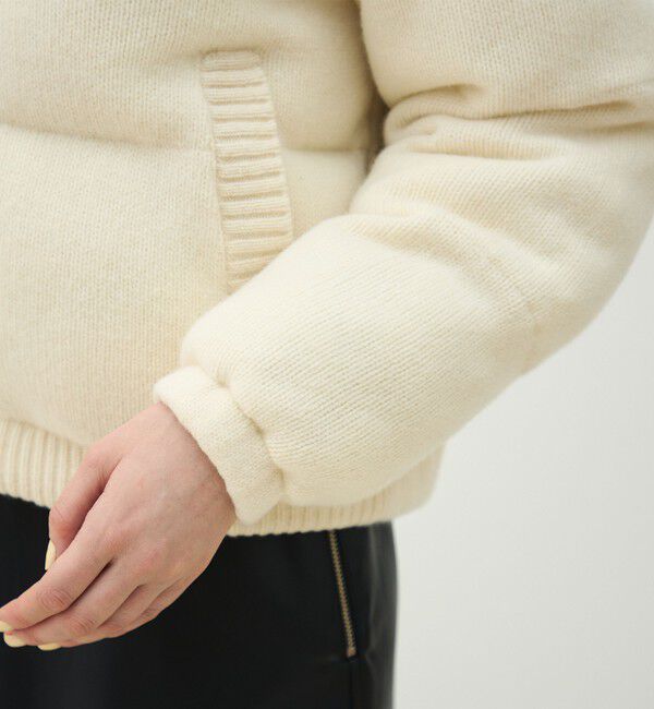 MACPHEE「パデッドニット ショートブルゾン」|ブルゾン・スタジャン|