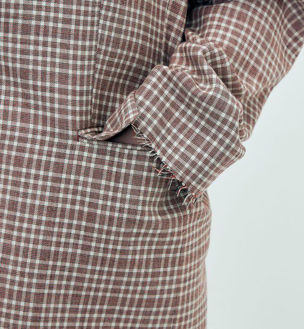 Edition「edition pourell ウールマルチチェック ジャケット」|テーラードジャケット|