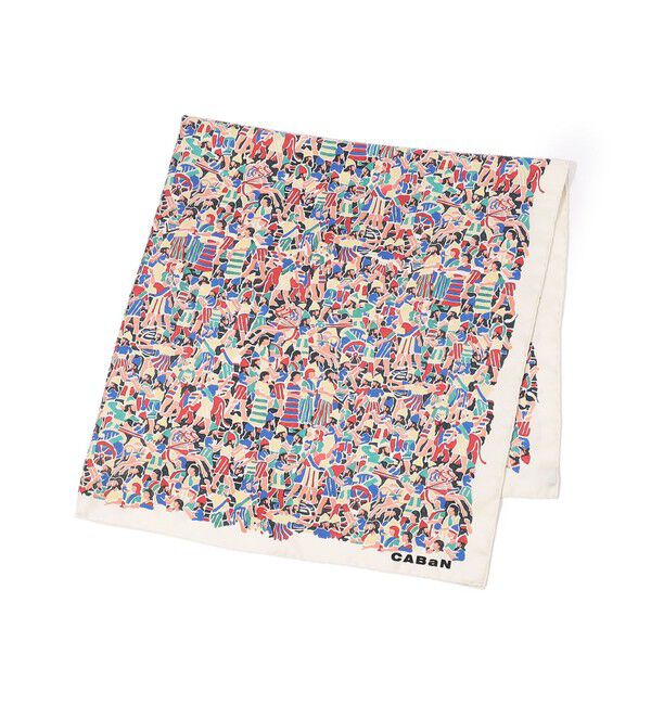 CABaN「Festival シルクプリントスカーフ」|バンダナ・スカーフ|01 その他