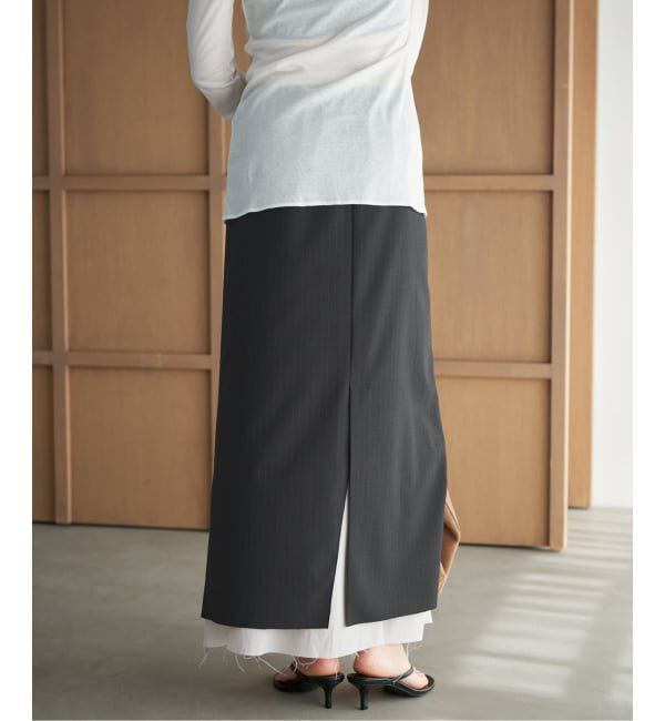 Plage「《予約》toropical layered スカート」|スカート|