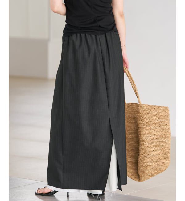 Plage「《予約》toropical layered スカート」|スカート|