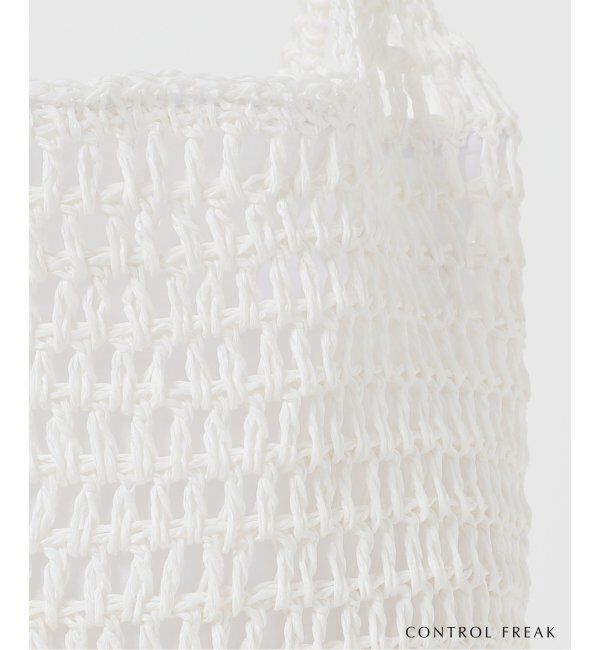 SLOBE IENA「《追加》CONTROL FREAK ペーパークロッシェバッグ 244-410503」|ショルダー・メッセンジャー|