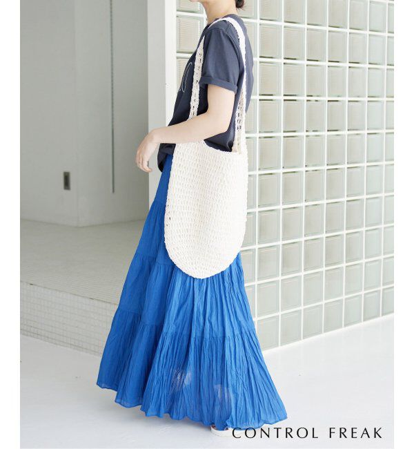 SLOBE IENA「《追加》CONTROL FREAK ペーパークロッシェバッグ 244-410503」|ショルダー・メッセンジャー|