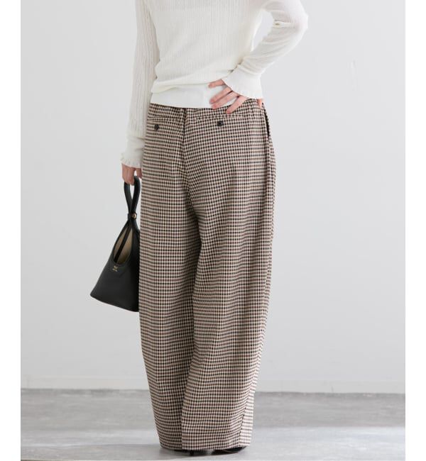 IENA「THE M ワイドタックパンツ」|その他|