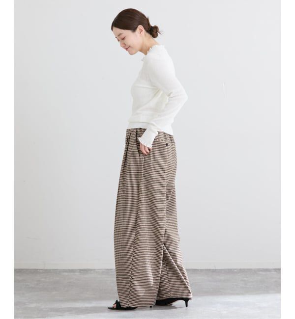 IENA「THE M ワイドタックパンツ」|その他|