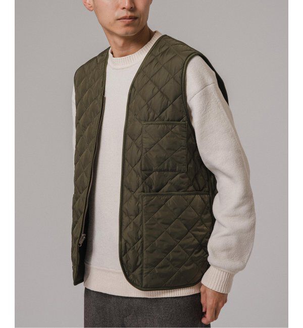 EDIFICE「Barbour for MARKAWARE & EDIFICE 別注 QUILTING VEST」|ダウン|