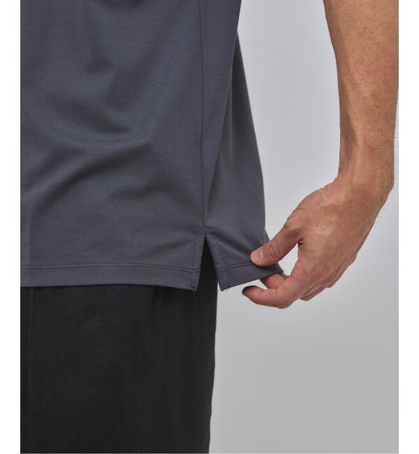 EDIFICE「E. SILK MIX JQ NECK Tシャツ」|Tシャツ・カットソー|
