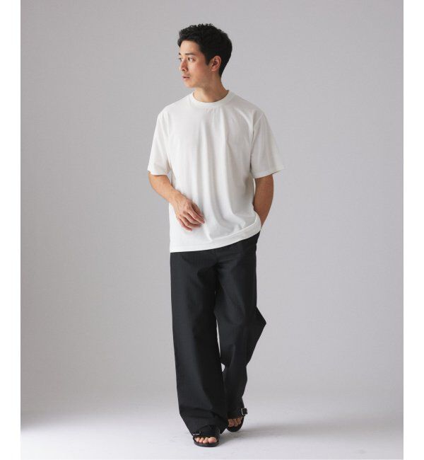 EDIFICE「E. SILK MIX JQ NECK Tシャツ」|Tシャツ・カットソー|