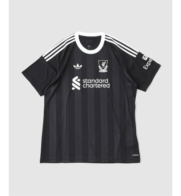 Liverpool FC「【Liverpool FC / リバプール FC】THIRD GK MENS REPLICA JERSEY SS 25/2 JV6477」|Tシャツ・カットソー|ブラック