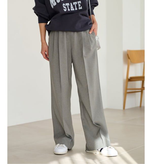 JOURNAL STANDARD relume「《WEB限定追加6》マットウースフレアタックパンツ」|スラックス|