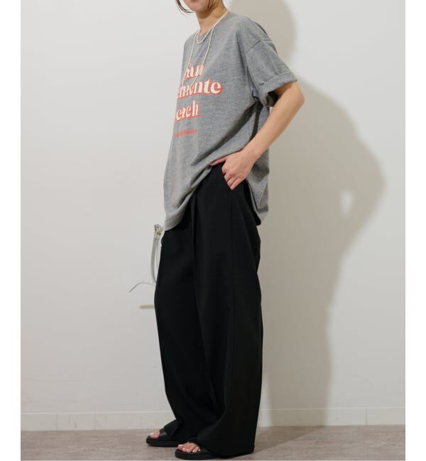 JOURNAL STANDARD relume「《WEB限定追加6》マットウースフレアタックパンツ」|スラックス|