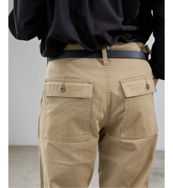 Spick and Span「《追加2》ルーズベイカーパンツ」|カーゴ|