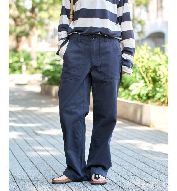 Spick and Span「《追加2》ルーズベイカーパンツ」|カーゴ|