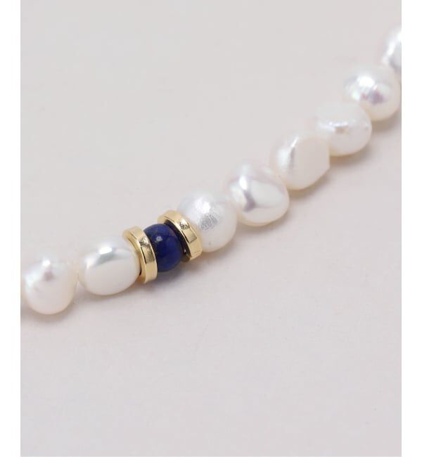 Spick and Span「EO / イオ Pearl & Lapis Lazuli ラリアットネックレス」|ネックレス|