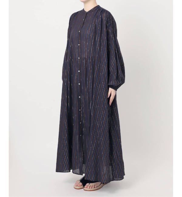 Spick and Span「《WEB限定 / 追加2予約》HYUストライプギャザーフレアスカート」|スカート|