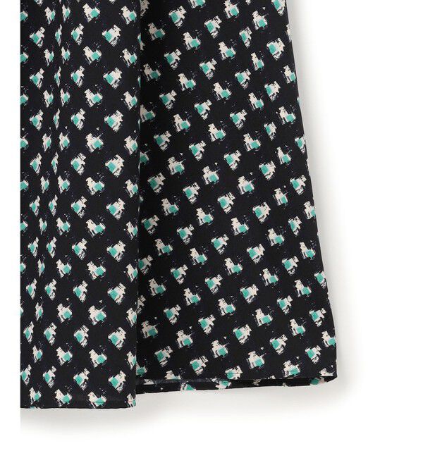 23区「モダンアートプリント ワンピース」|ドレス|