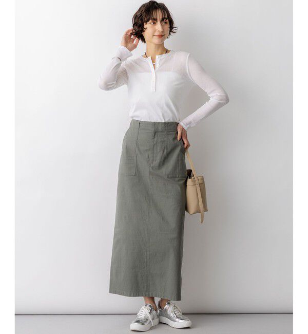 23区「【見上愛さん着用】シアーリブ レイヤード ロンTEE」|Tシャツ・カットソー|