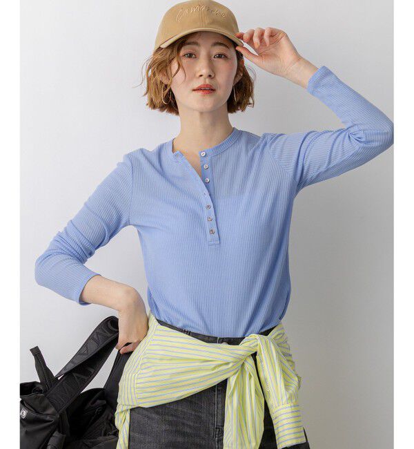 23区「【見上愛さん着用】シアーリブ レイヤード ロンTEE」|Tシャツ・カットソー|ｽｶｲﾌﾞﾙ