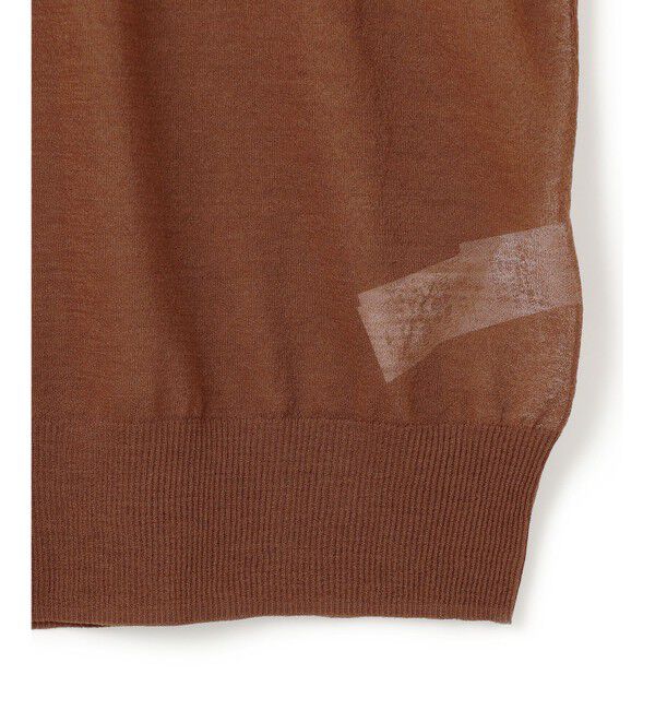 BEIGE,「【洗える】CADDO / シアーウールクルーネックトップス」|ニット・セーター|