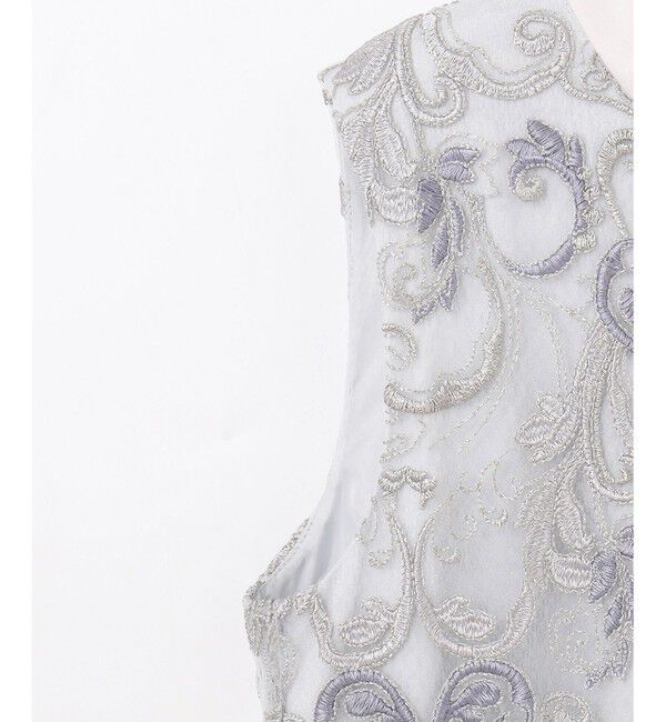 GRACE CONTINENTAL「ラメオーナメントミニドレス」|ドレス|