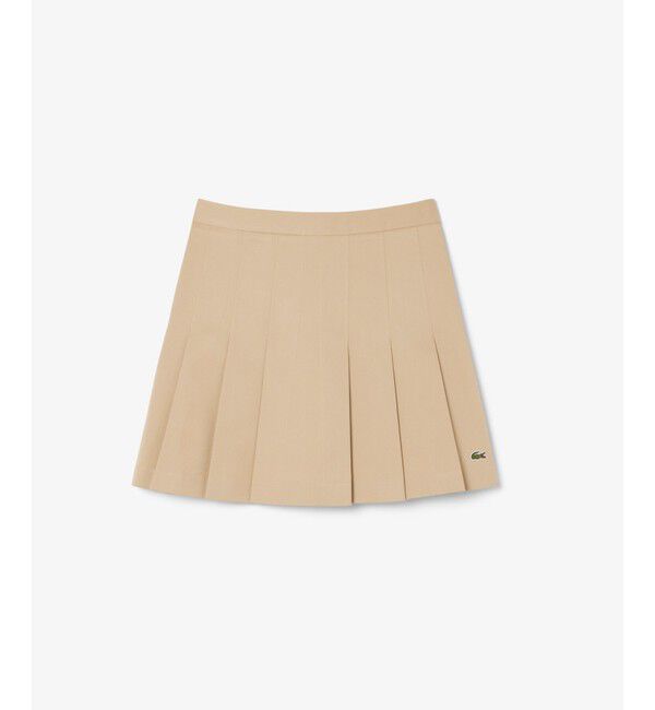 LACOSTE「ストレッチコットンプリーツスカート」|スカート|