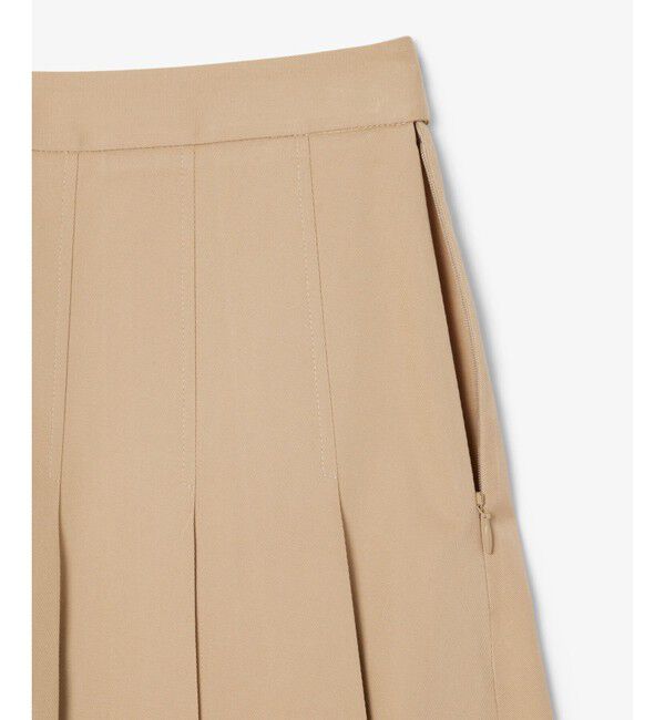 LACOSTE「ストレッチコットンプリーツスカート」|スカート|