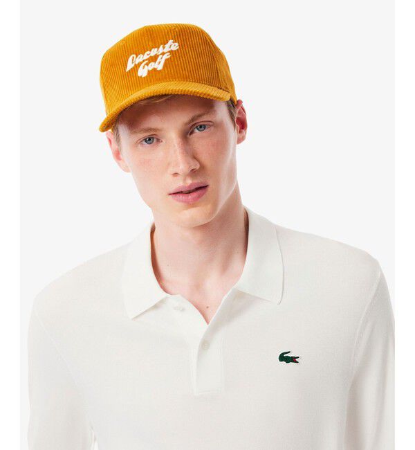 LACOSTE「ミニマルゴルフポロニットシャツ」|ニット・セーター|