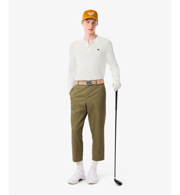 LACOSTE「ミニマルゴルフポロニットシャツ」|ニット・セーター|