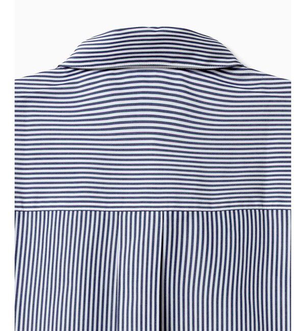 LACOSTE「レイヤード風デザイン ストライプシャツ」|シャツ・ブラウス|