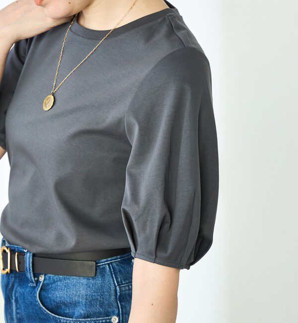 NOLLEY'S「高機能 LA＋スムース5分袖プルオーバーカットソー」|Tシャツ・カットソー|