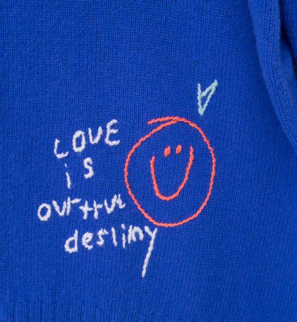 Rie Miller「《手洗い可能》ハンド刺繍Vネックカーディガン」|カーディガン|