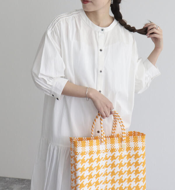 fredy emue「【fredyemueフレディエミュ】コードボリュームシャツワンピース」|ワンピース|