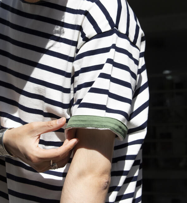 GLOSTER「【GLOSTER/グロスター】バスクシャツ ボーダーTシャツ ショートスリーブ」|Tシャツ・カットソー|