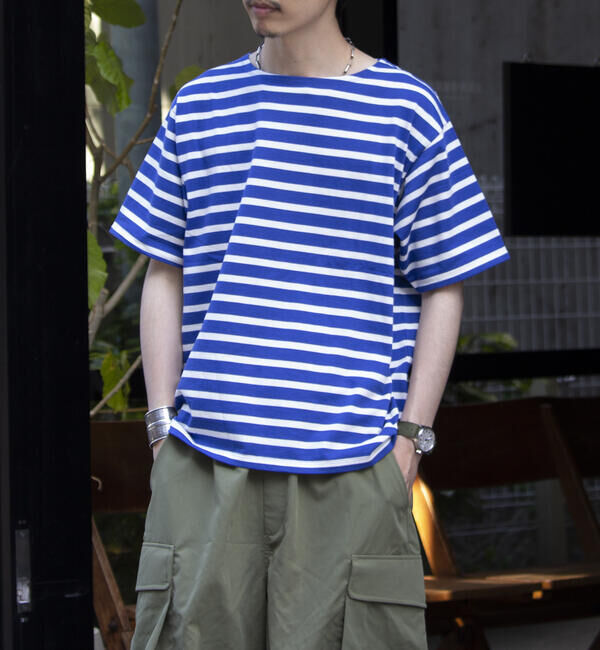 GLOSTER「【GLOSTER/グロスター】バスクシャツ ボーダーTシャツ ショートスリーブ」|Tシャツ・カットソー|