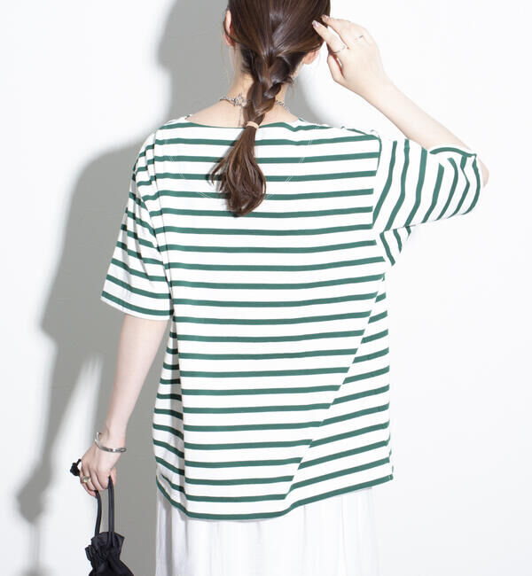 GLOSTER「【GLOSTER/グロスター】バスクシャツ ボーダーTシャツ ショートスリーブ」|Tシャツ・カットソー|