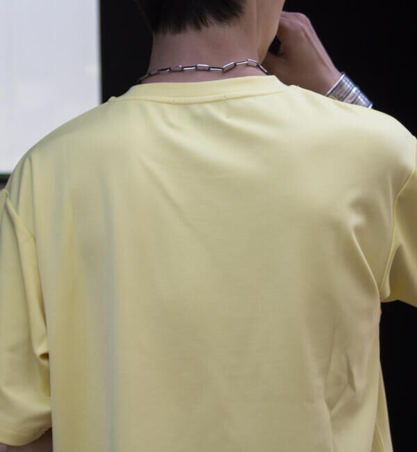 GLOSTER「【GLOSTER/グロスター】ポンチオーバーサイズ クルーネックTシャツ サイドスリット」|Tシャツ・カットソー|