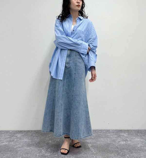 fredy emue「デニムフレアスカート」|スカート|