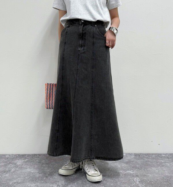 fredy emue「デニムフレアスカート」|スカート|
