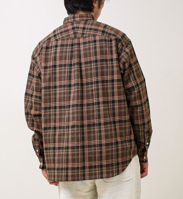 GLOSTER「【BOY ASTLAD刺繍】 フラップポケット ボタンダウンネルシャツ」|シャツ・ブラウス|