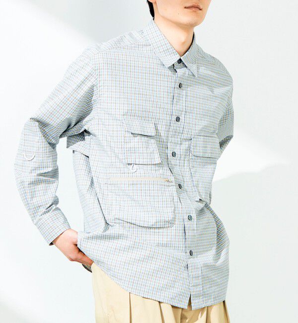 GLOSTER「【ギアディテール】チェック フィッシングシャツ」|シャツ・ブラウス|