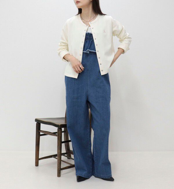 fredy emue「フリルデニムサロペット」|オールインワン|