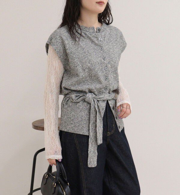 fredy emue「シアーレースロンTシャツ」|Tシャツ・カットソー|