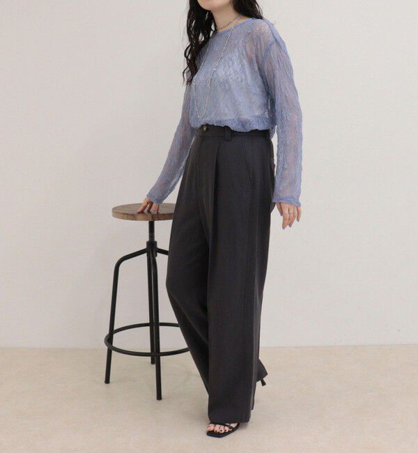 fredy emue「シアーレースロンTシャツ」|Tシャツ・カットソー|