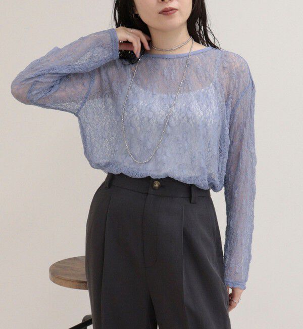 fredy emue「シアーレースロンTシャツ」|Tシャツ・カットソー|